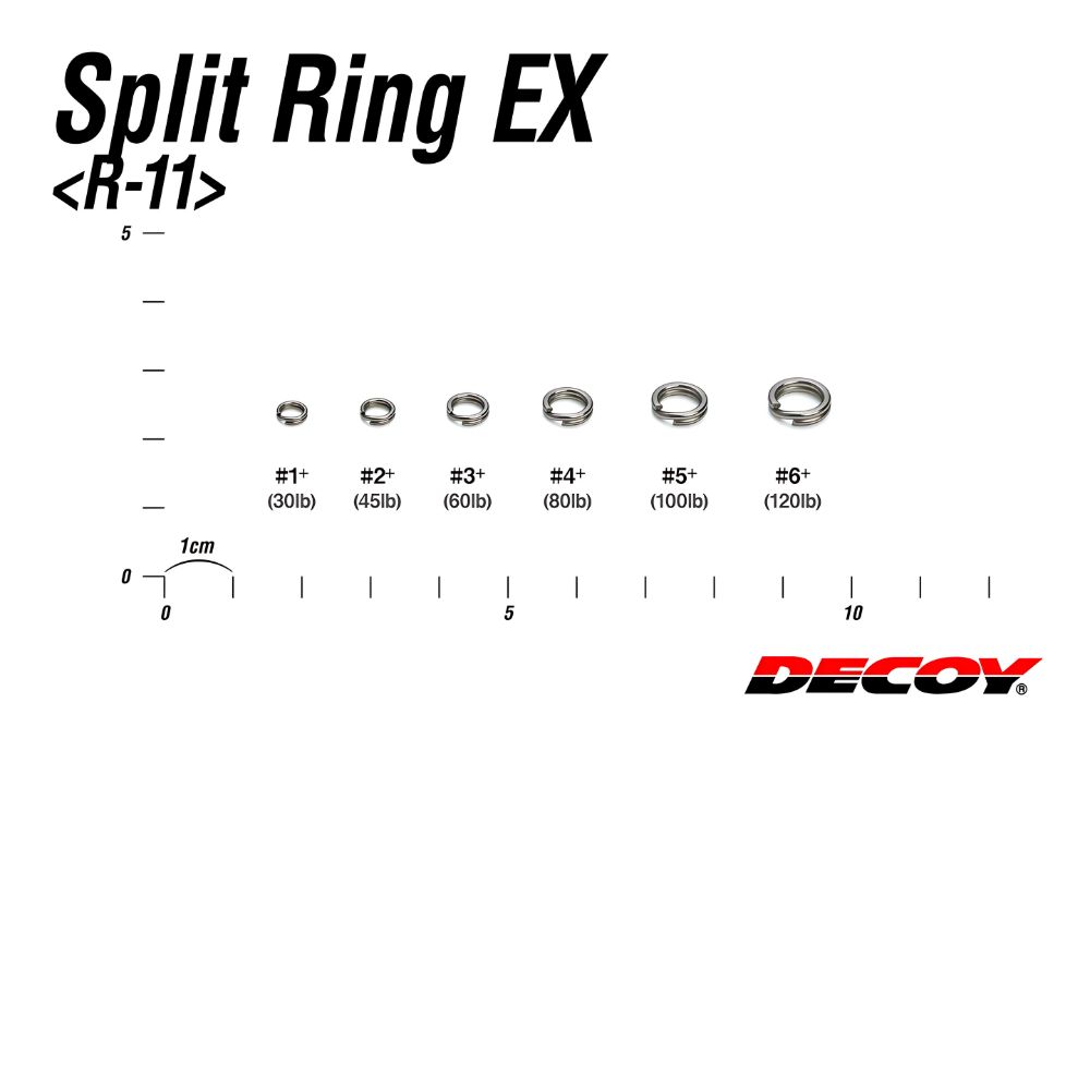 DECOY Extra Strong Hypower Stainless Steel Split Ring EX R-11 - Image 4