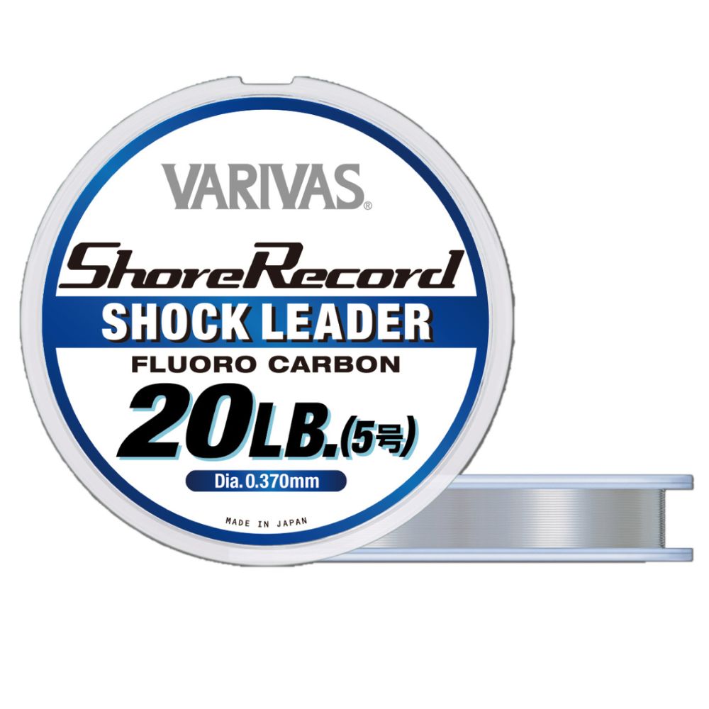VARIVAS Fluorocarbon Shock Leader Line SHORE RECORD