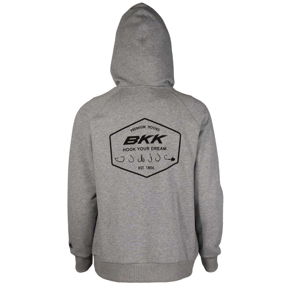 BKK New Hooded Sweatshirt LEGACY Grey - Image 3