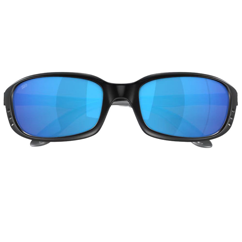 COSTA Polarized Sunglasses BRINE Matte Black Frame/580G Blue Mirror Lenses - Image 6