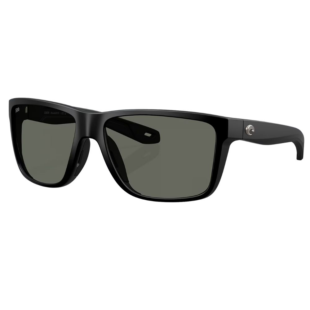 COSTA Polarized Sunglasses BROADBILL II Matte Black Frame/580G Gray Lenses - Image 2
