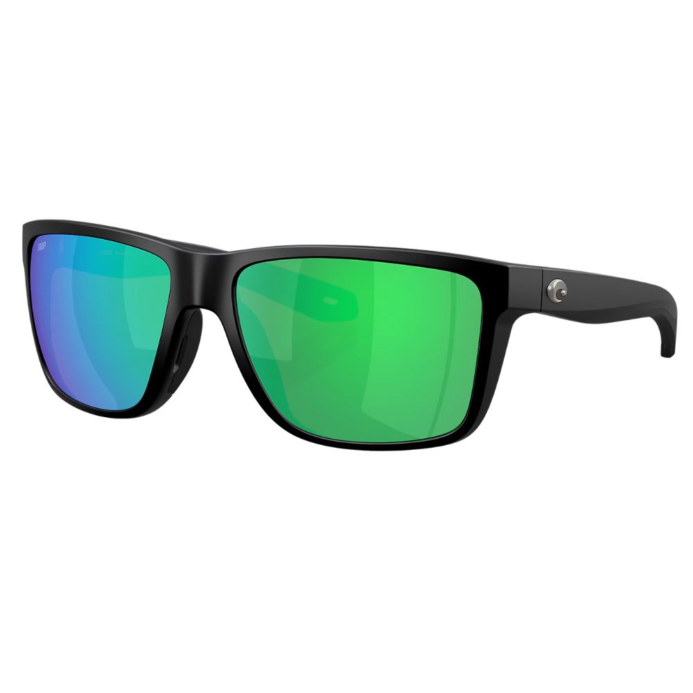 COSTA Polarized Sunglasses BROADBILL II Matte Black Frame/580P Green Mirror Lenses - Image 2