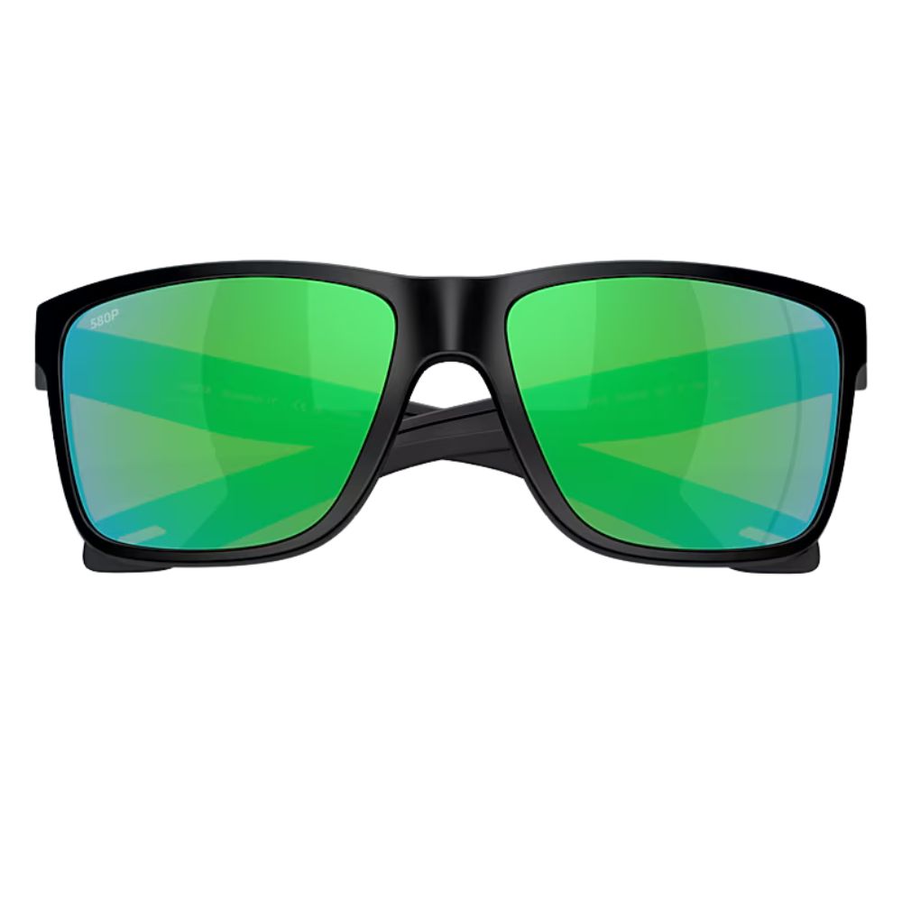 COSTA Polarized Sunglasses BROADBILL II Matte Black Frame/580P Green Mirror Lenses - Image 5
