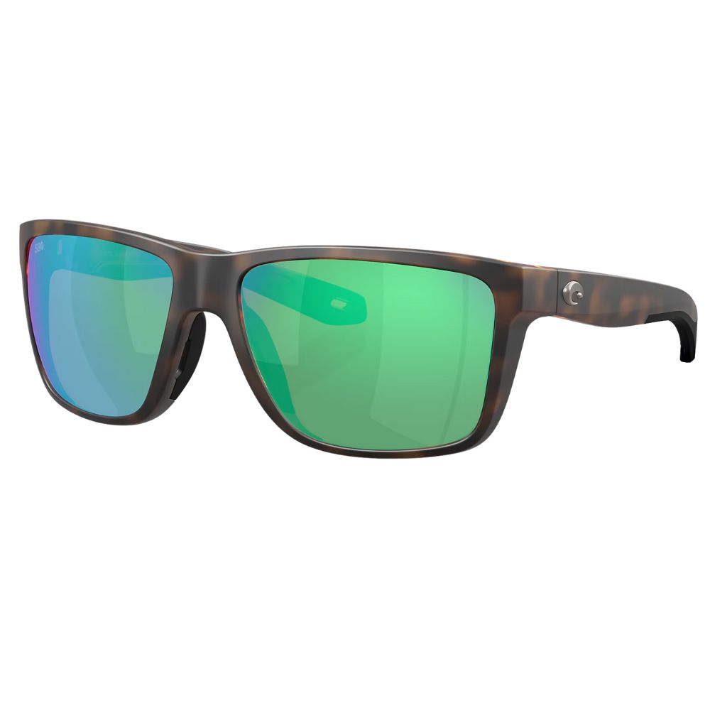 COSTA Polarized Sunglasses BROADBILL II Tortoise Frame/580G Green Mirror Lenses - Image 2