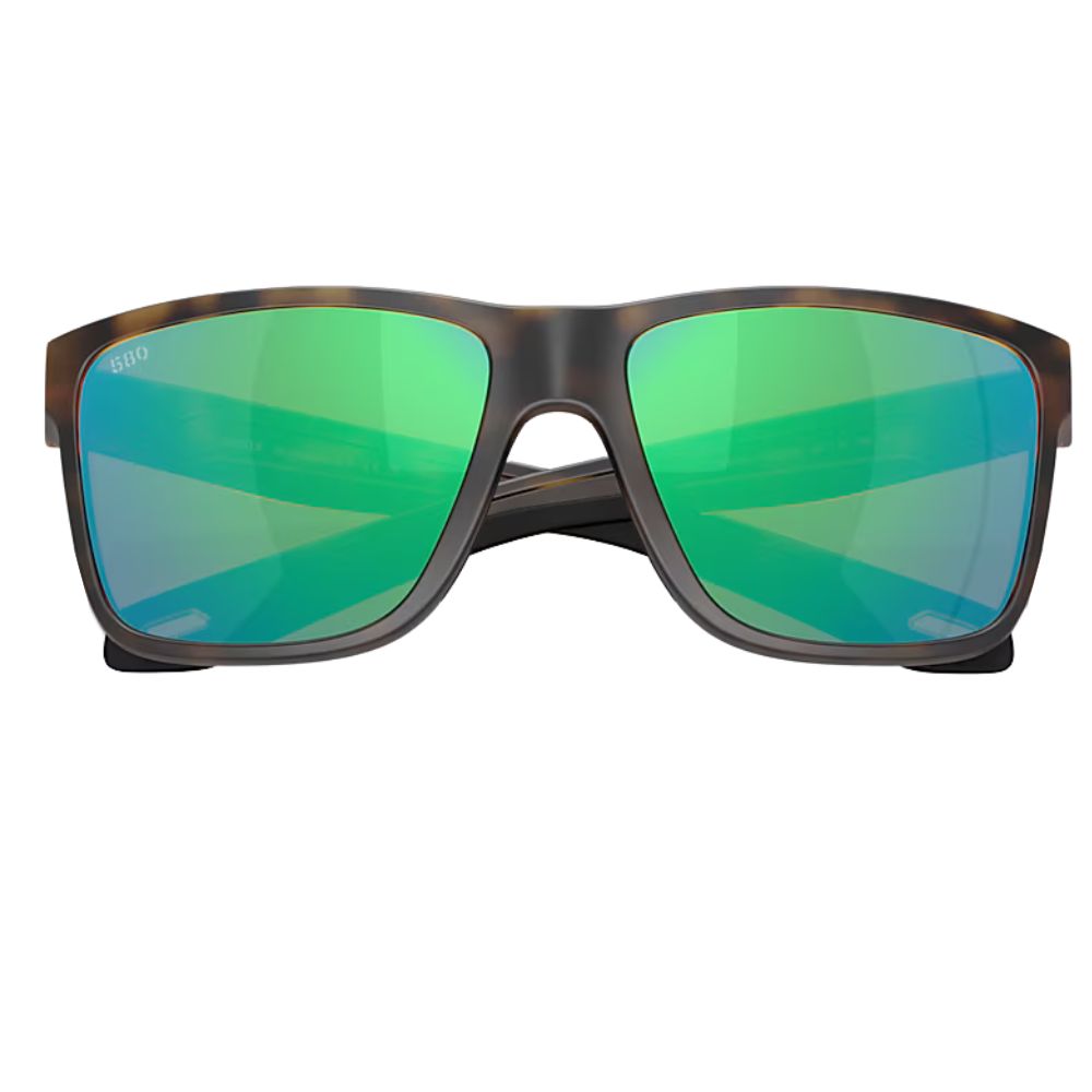COSTA Polarized Sunglasses BROADBILL II Tortoise Frame/580G Green Mirror Lenses - Image 5