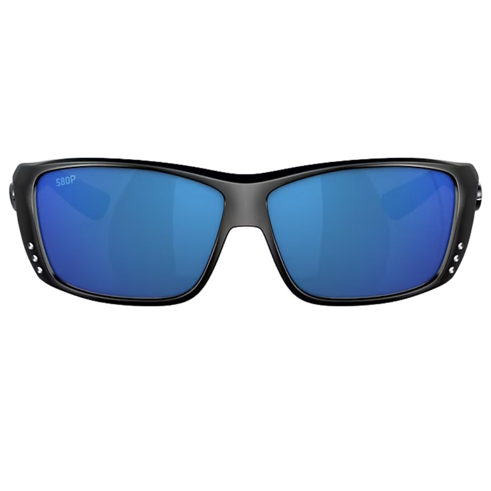 COSTA Polarized Sunglasses CAT CAY Blackout Frame/580P Blue Mirror Lenses - Image 3