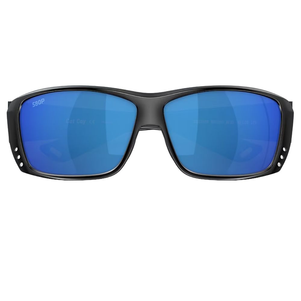 COSTA Polarized Sunglasses CAT CAY Blackout Frame/580P Blue Mirror Lenses - Image 5