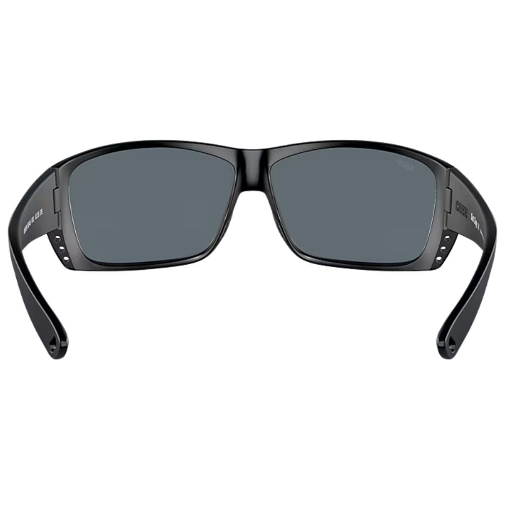 COSTA Polarized Sunglasses CAT CAY Blackout Frame/580P Blue Mirror Lenses - Image 6