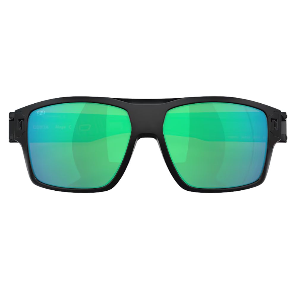 COSTA Polarized Sunglasses DIEGO Matte Black Frame/580G Green Mirror Lenses - Image 5
