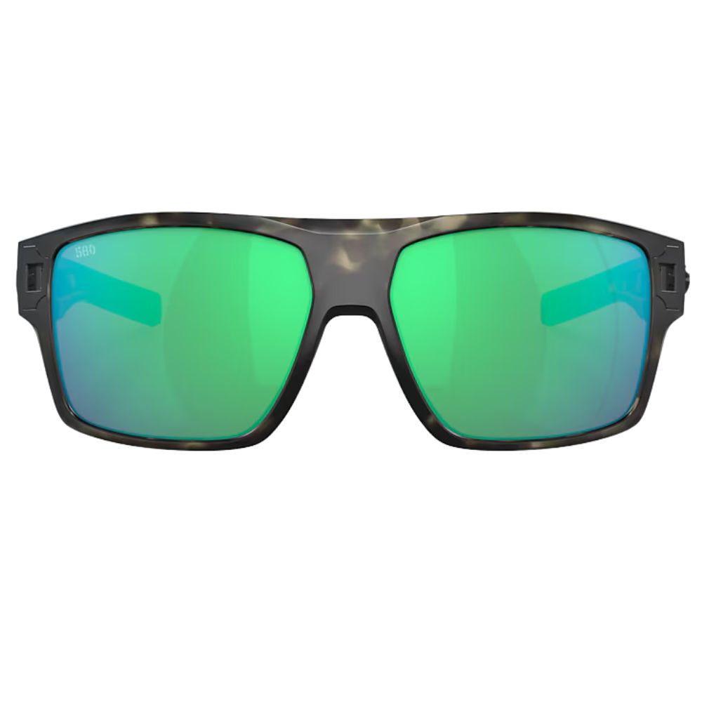 COSTA Polarized Sunglasses DIEGO Wetlands Frame/580G Green Mirror Lenses - Image 3
