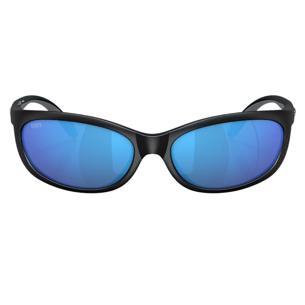 COSTA Polarized Sunglasses FATHOM Matte Black Frame/580G Blue Mirror Lenses - Image 3