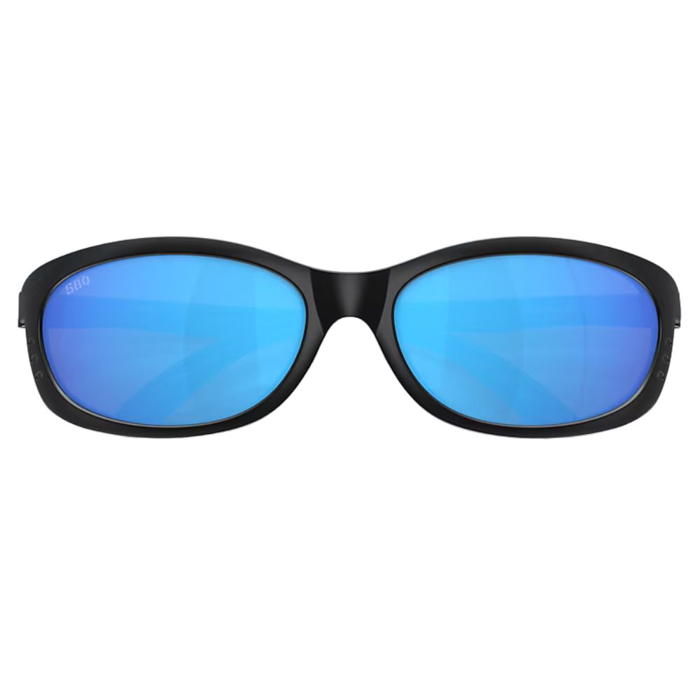 COSTA Polarized Sunglasses FATHOM Matte Black Frame/580G Blue Mirror Lenses - Image 5