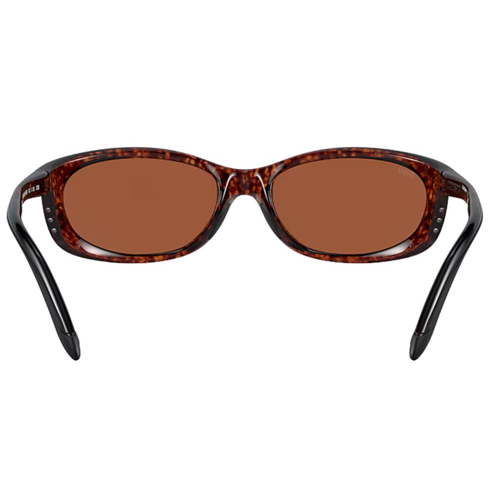 COSTA Polarized Sunglasses FATHOM Tortoise Frame/580G Green Mirror Lenses - Image 6