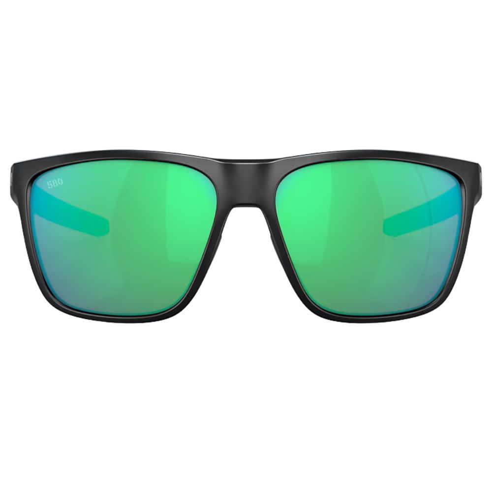 COSTA Polarized Sunglasses FERG XL Matte Black Frame/580G Green Mirror Lenses - Image 3
