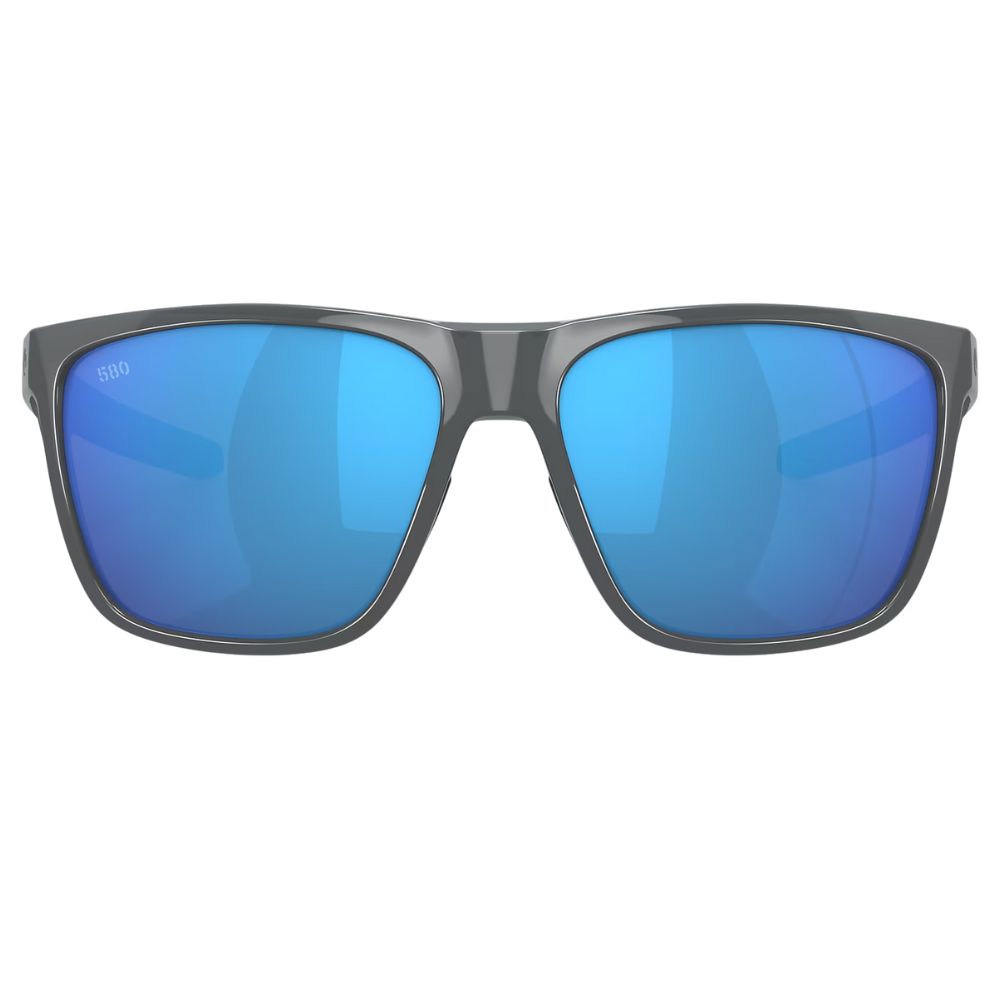 COSTA Polarized Sunglasses FERG XL Shiny Gray Frame/580G Blue Mirror Lenses - Image 3