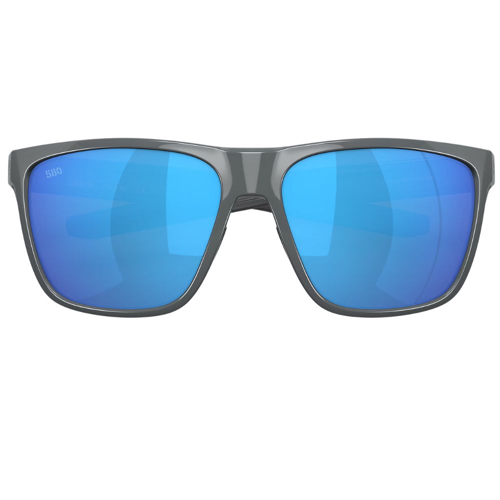 COSTA Polarized Sunglasses FERG XL Shiny Gray Frame/580G Blue Mirror Lenses - Image 5