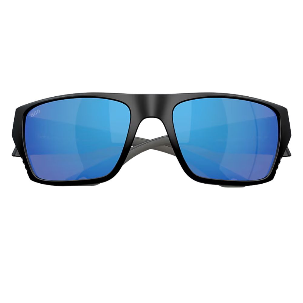 COSTA Polarized Sunglasses FINLET Matte Black Frame/580G Blue Mirror Lenses - Image 5