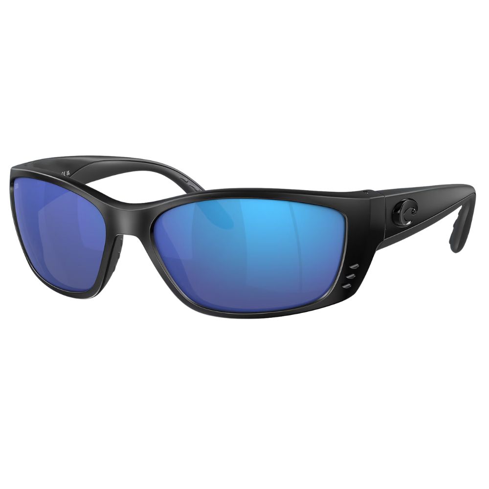 COSTA Polarized Sunglasses FISCH Blackout Frame/580G Blue Mirror Lenses - Image 2