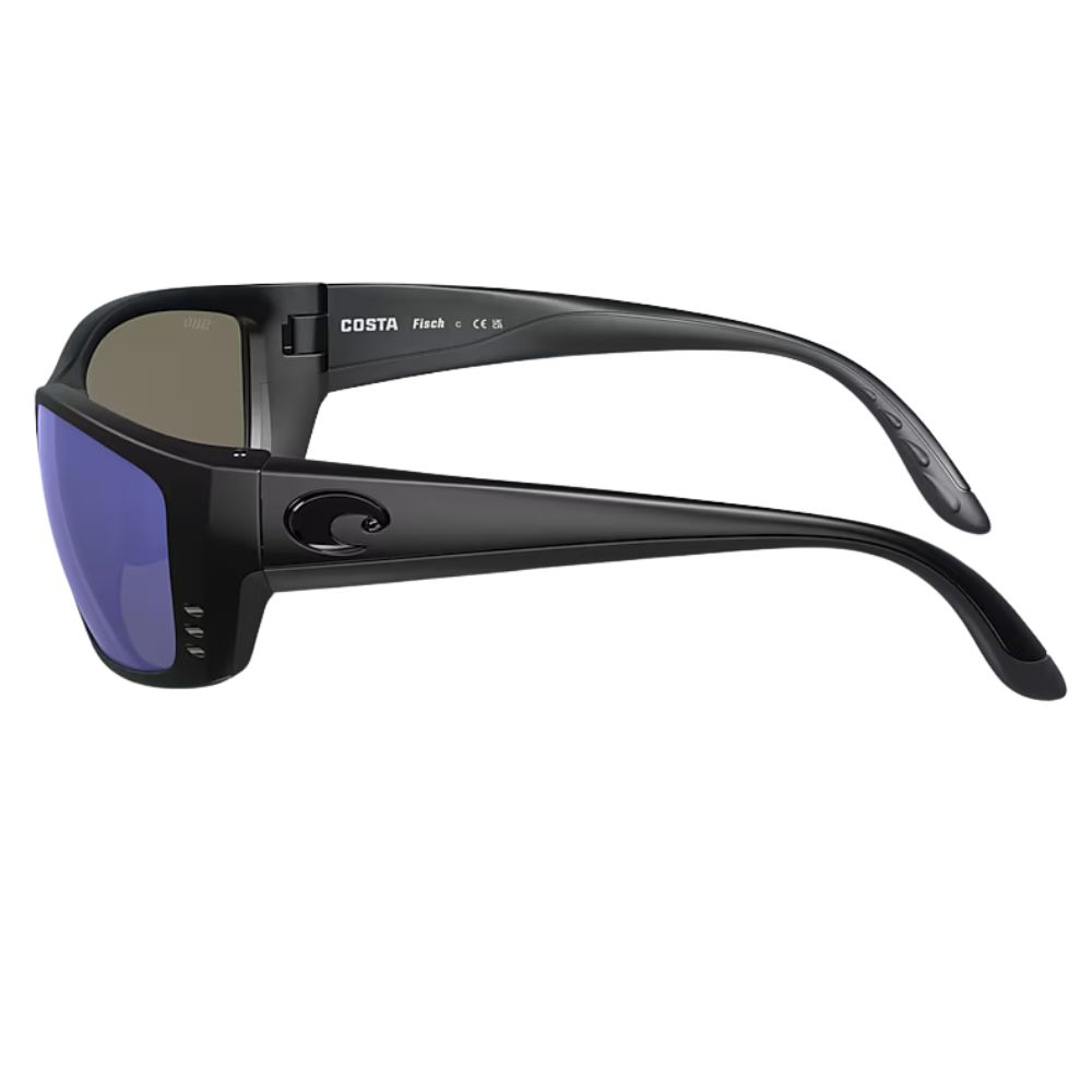 COSTA Polarized Sunglasses FISCH Blackout Frame/580G Blue Mirror Lenses - Image 4