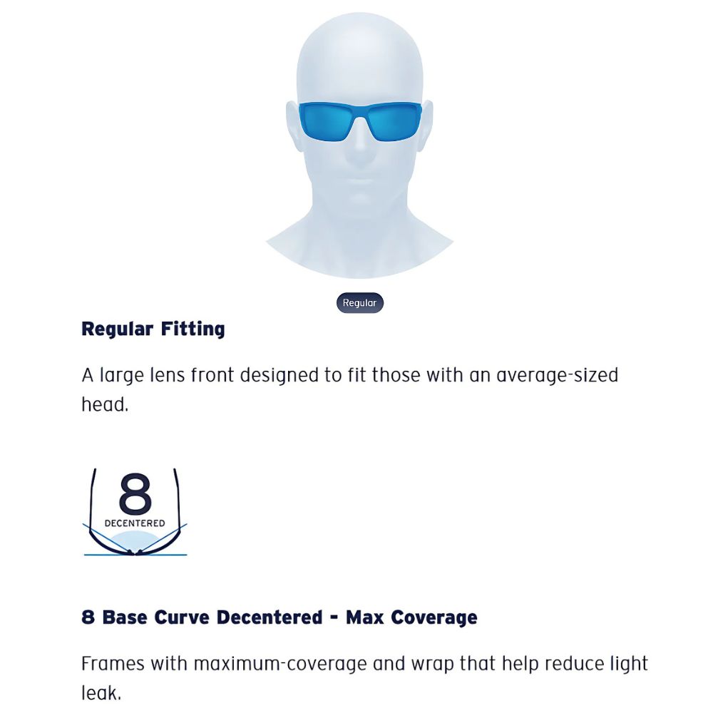 COSTA Polarized Sunglasses FISCH Blackout Frame/580G Blue Mirror Lenses - Image 9