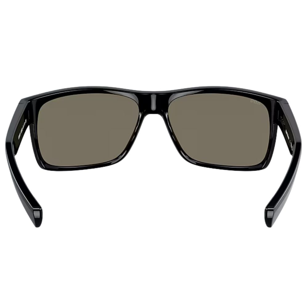 COSTA Polarized Sunglasses HALF MOON Shiny Black/Matte Black Frame/580G Blue Mirror Lenses - Image 6