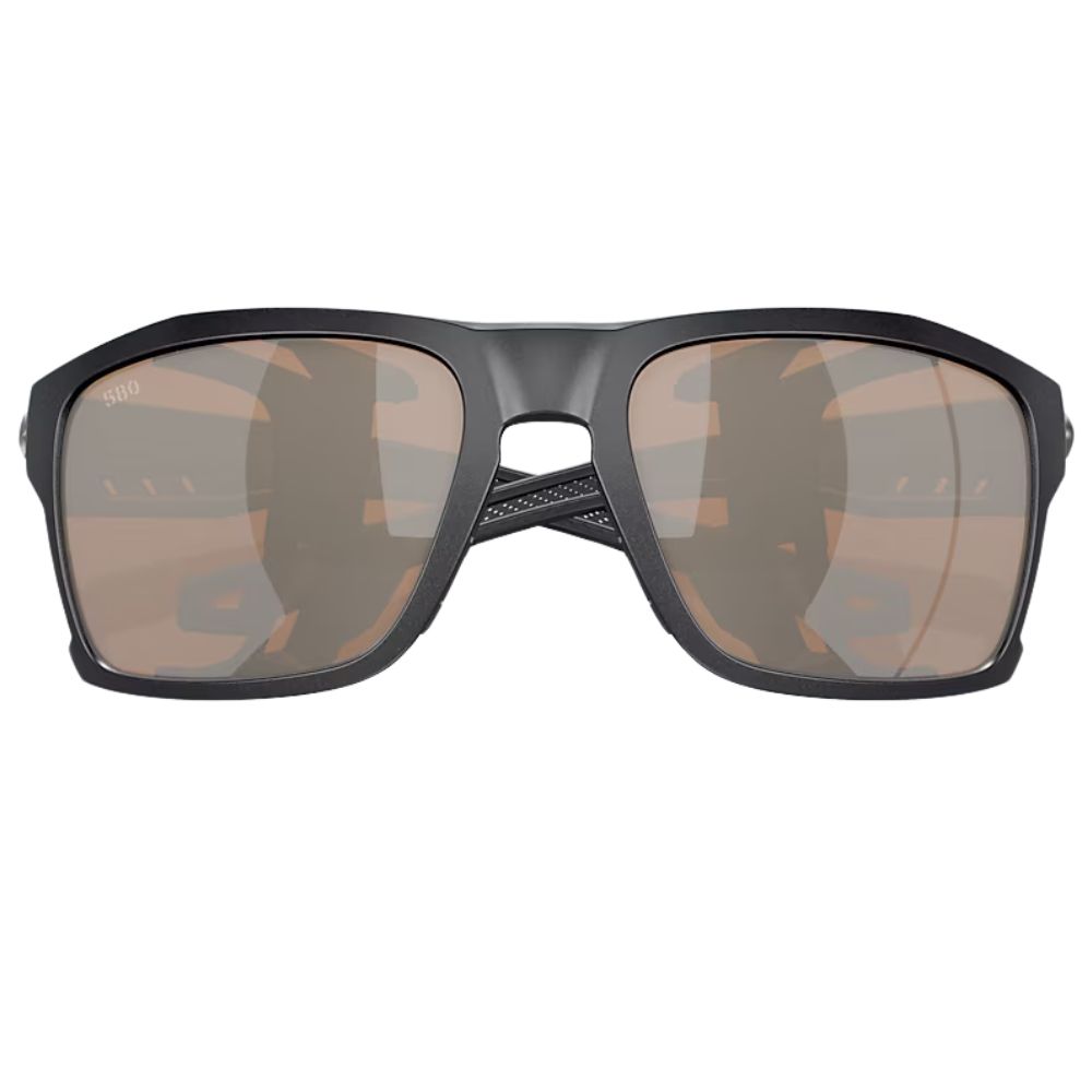 COSTA Polarized Sunglasses KING TIDE 8 Black Pearl Frame/580G Copper Silver Mirror Lenses - Image 5