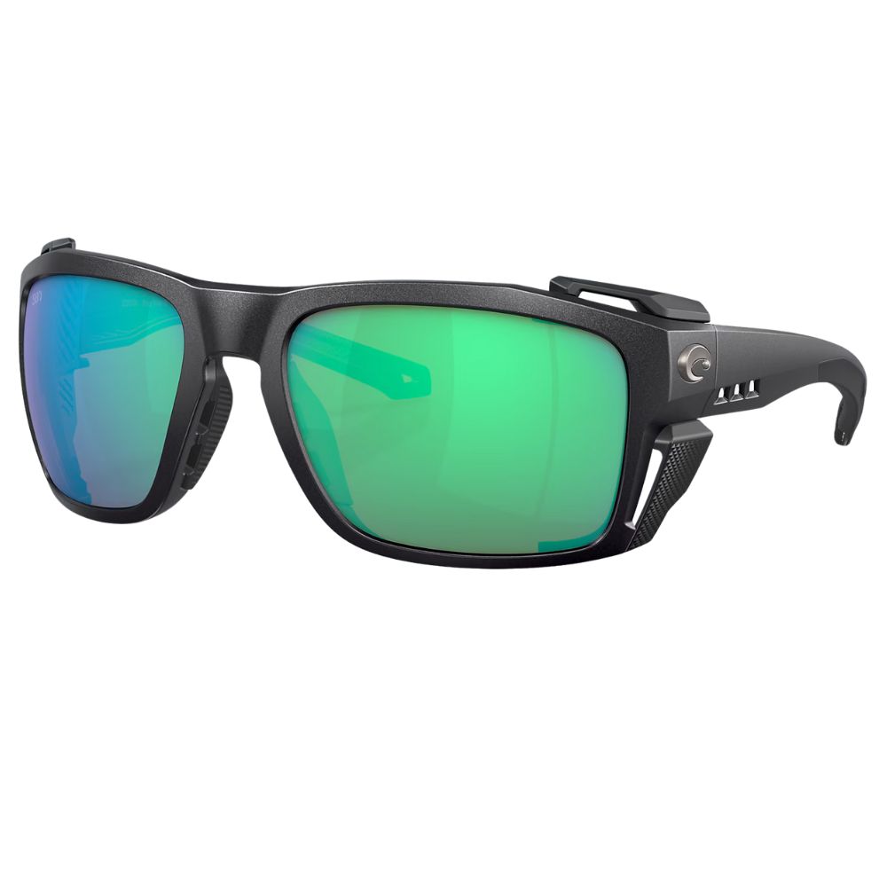 COSTA Polarized Sunglasses KING TIDE 8 Black Pearl Frame/580G Green Mirror Lenses - Image 2