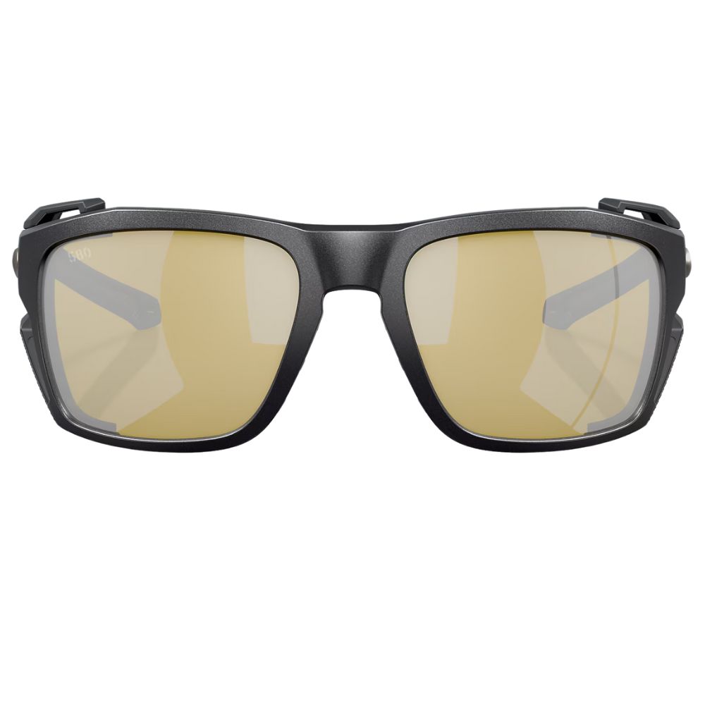 COSTA Polarized Sunglasses KING TIDE 8 Black Pearl Frame/580G Sunrise Silver Mirror Lenses - Image 3