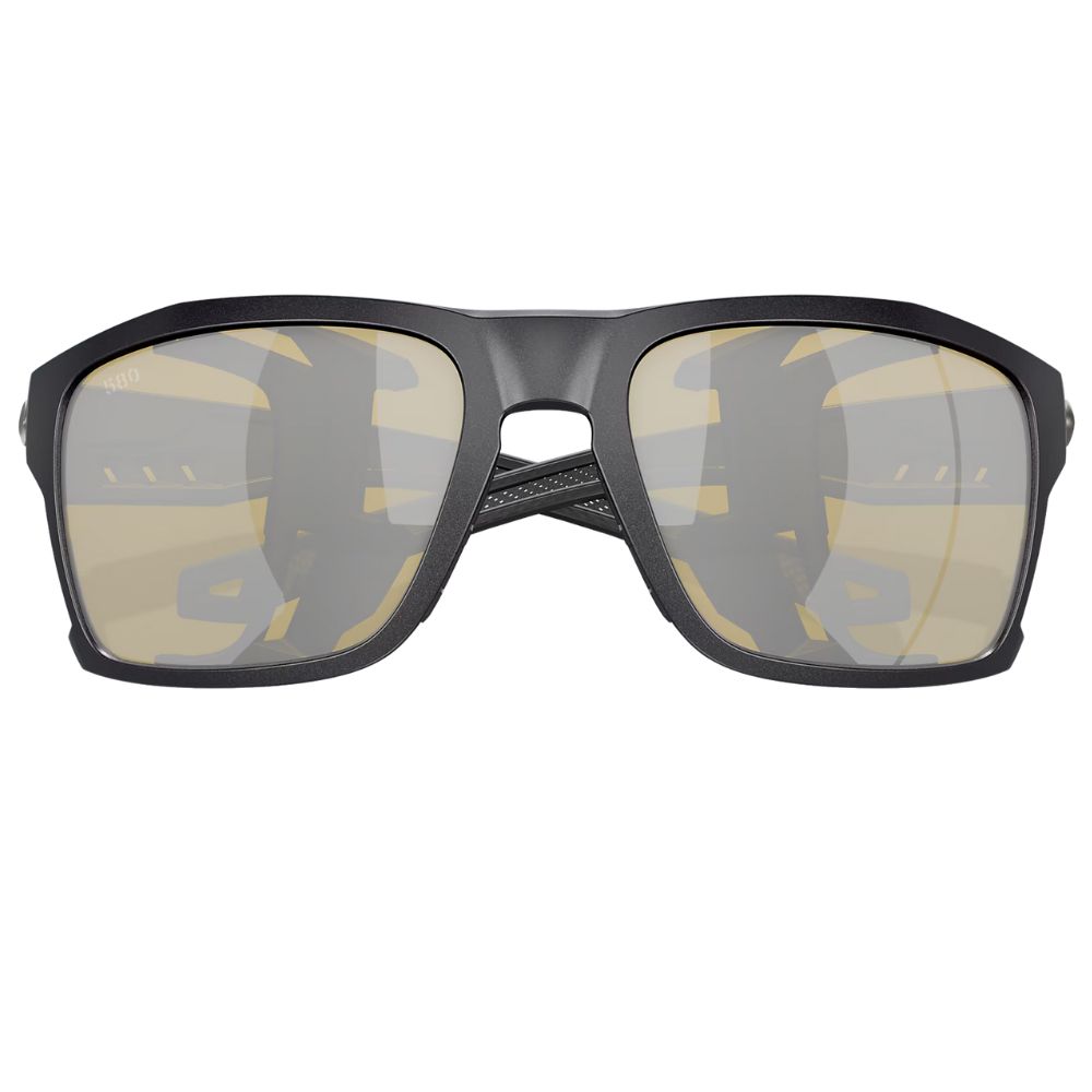 COSTA Polarized Sunglasses KING TIDE 8 Black Pearl Frame/580G Sunrise Silver Mirror Lenses - Image 5