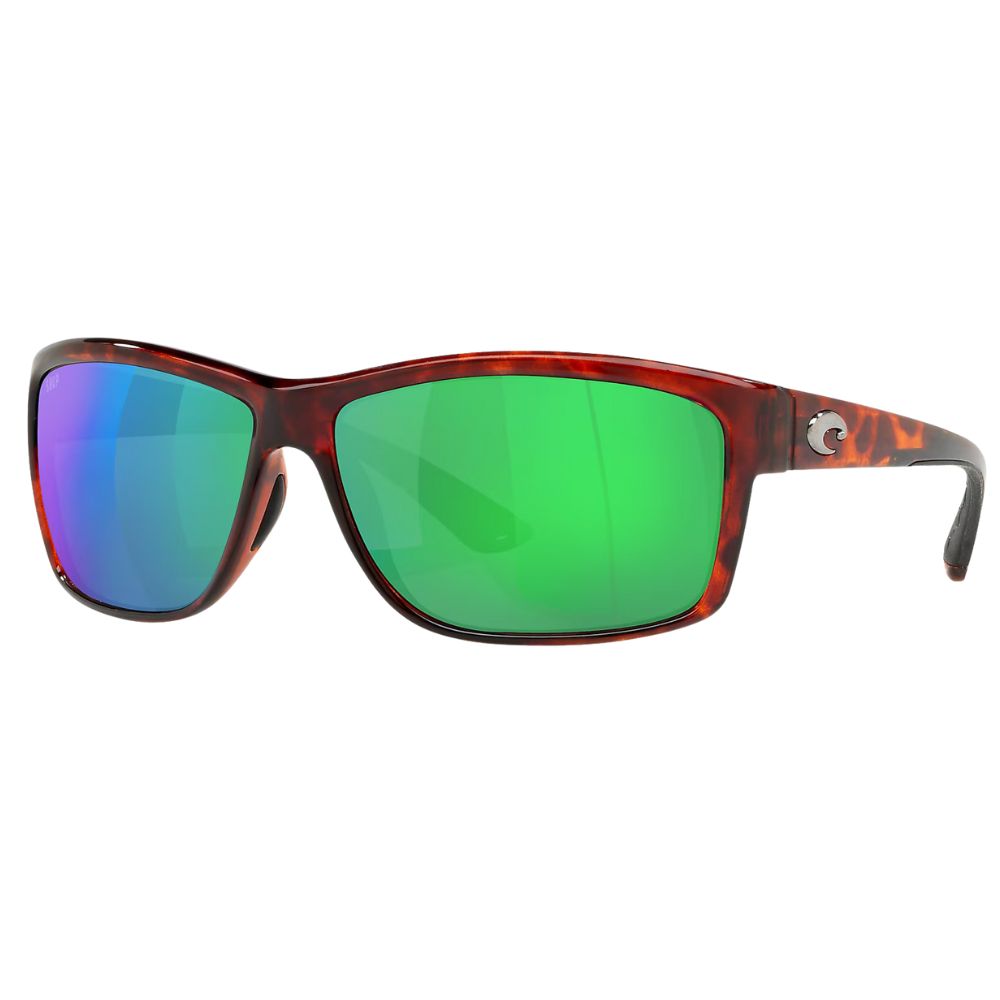 COSTA Polarized Sunglasses MAG BAY Tortoise Frame/580P Green Mirror Lenses - Image 2