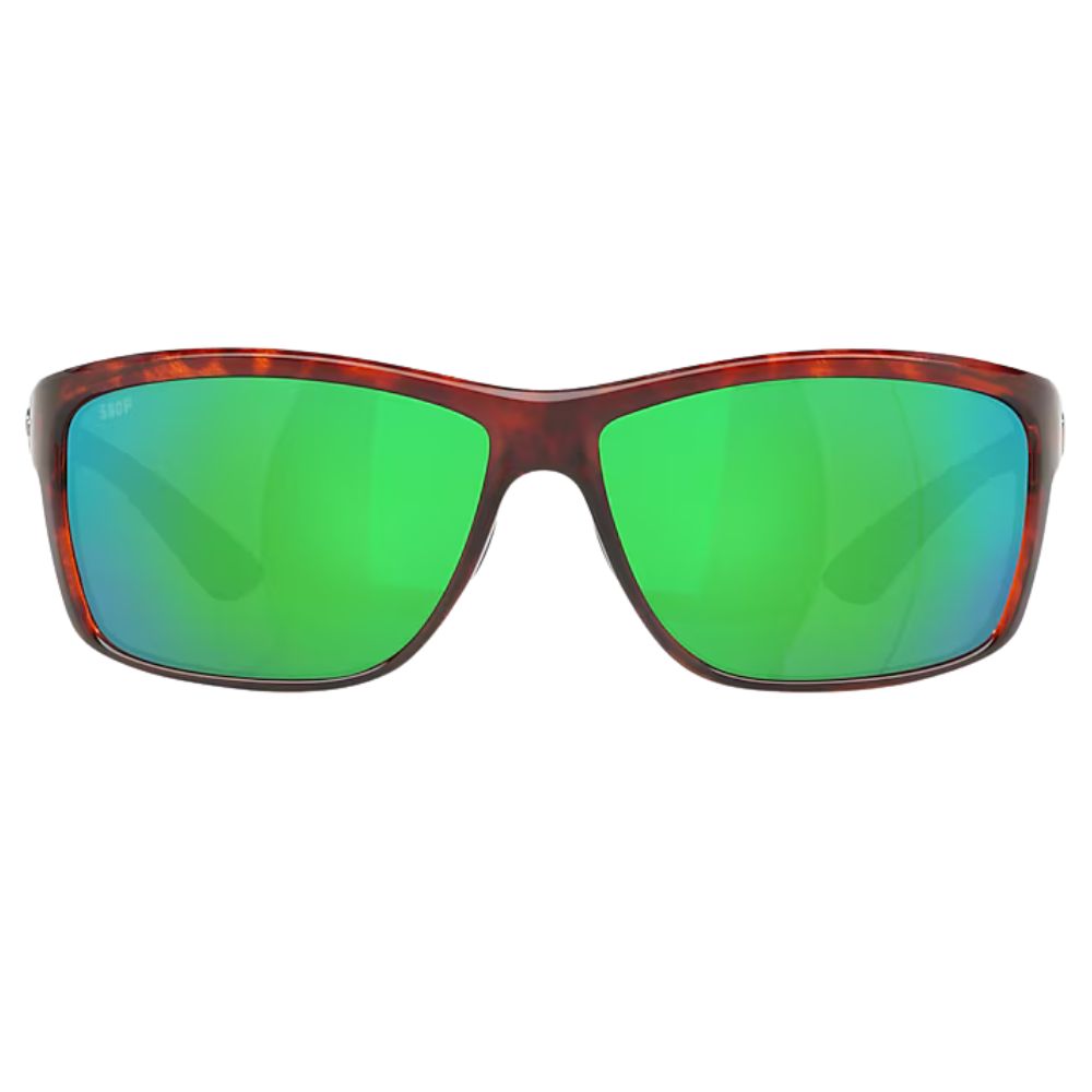 COSTA Polarized Sunglasses MAG BAY Tortoise Frame/580P Green Mirror Lenses - Image 3
