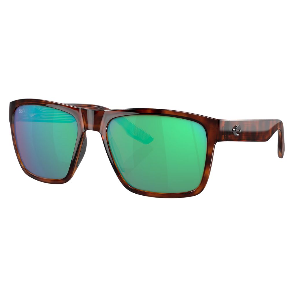 COSTA Polarized Sunglasses PAUNCH XL Tortoise Frame/580G Green Mirror Lenses - Image 2