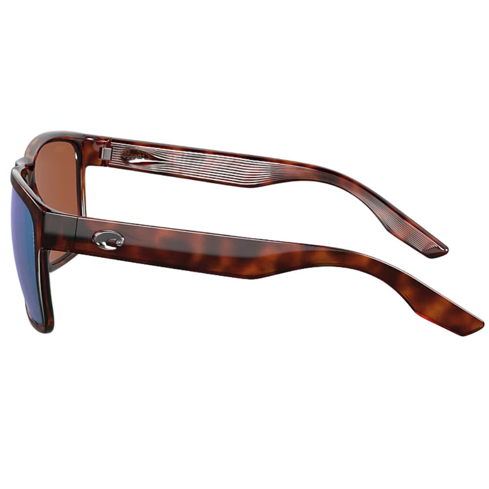 COSTA Polarized Sunglasses PAUNCH XL Tortoise Frame/580G Green Mirror Lenses - Image 4