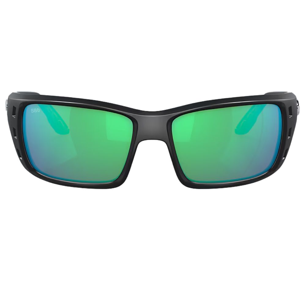 COSTA Polarized Sunglasses PERMIT Matte Black Frame/580G Green Mirror Lenses - Image 3