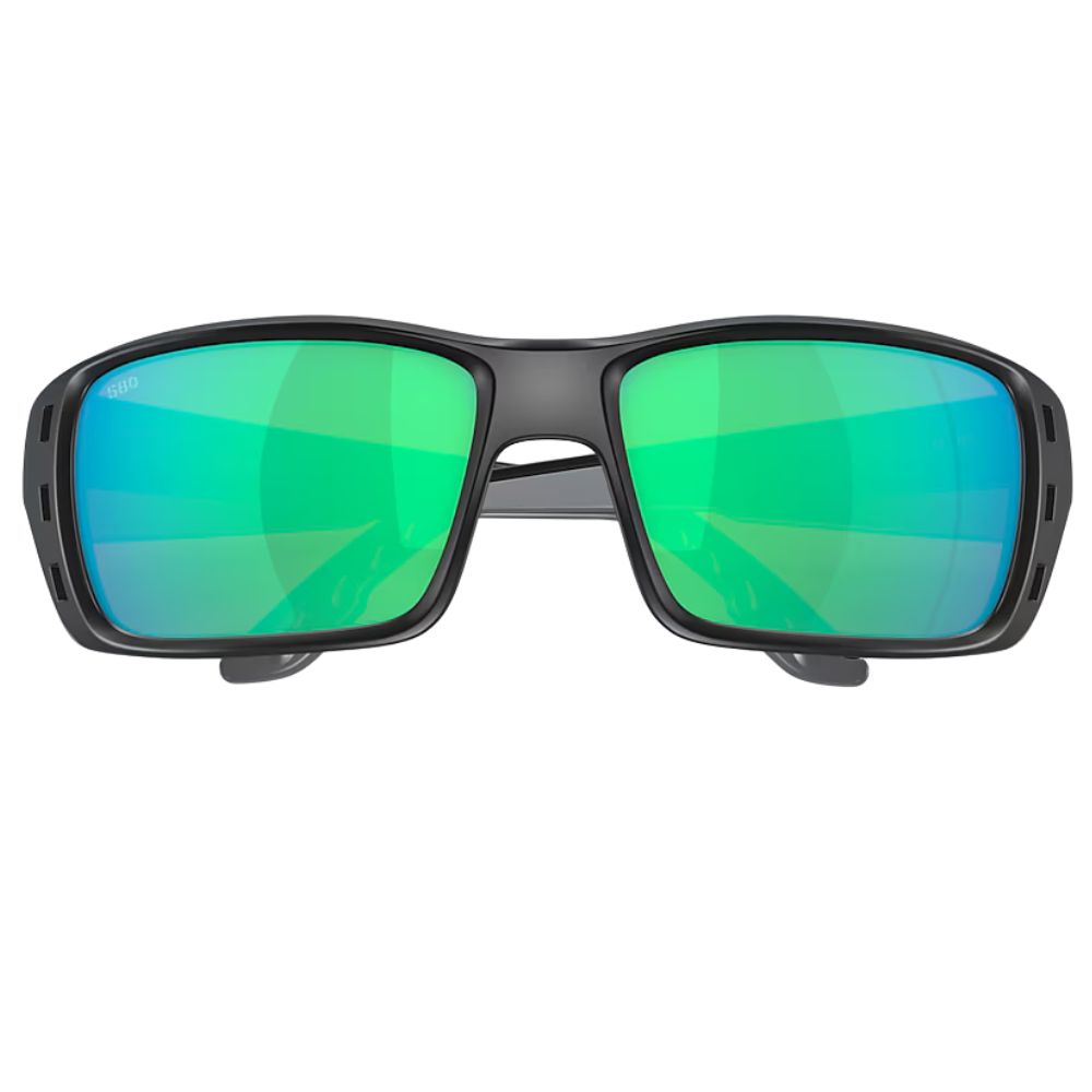 COSTA Polarized Sunglasses PERMIT Matte Black Frame/580G Green Mirror Lenses - Image 5