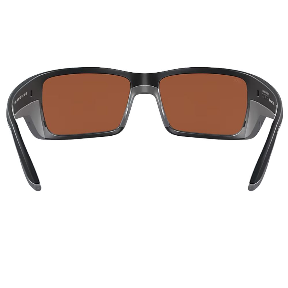 COSTA Polarized Sunglasses PERMIT Matte Black Frame/580G Green Mirror Lenses - Image 6