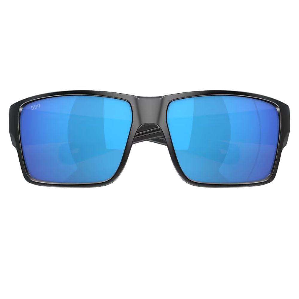COSTA Polarized Sunglasses REEFTON PRO Matte Black Frame/580G Blue Mirror Lenses - Image 5