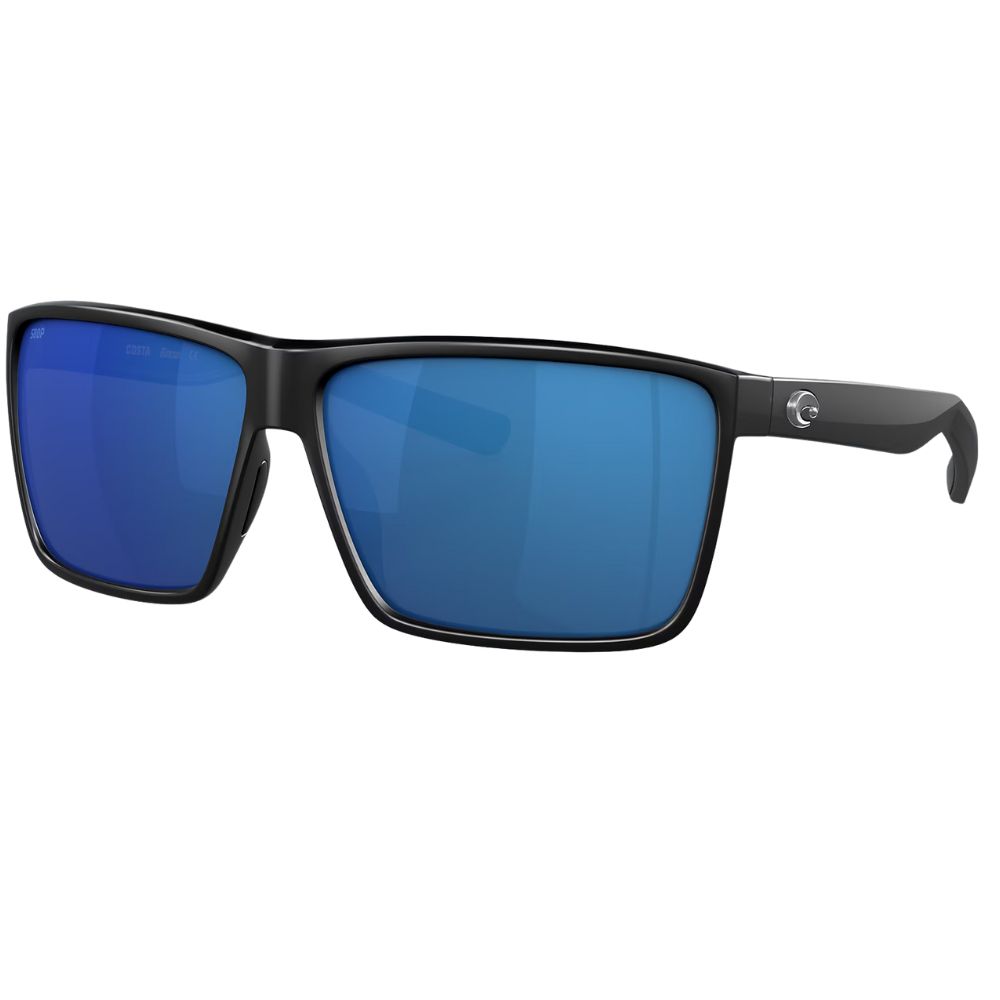 COSTA Polarized Sunglasses RINCON Matte Black Frame/580P Blue Mirror Lenses - Image 2