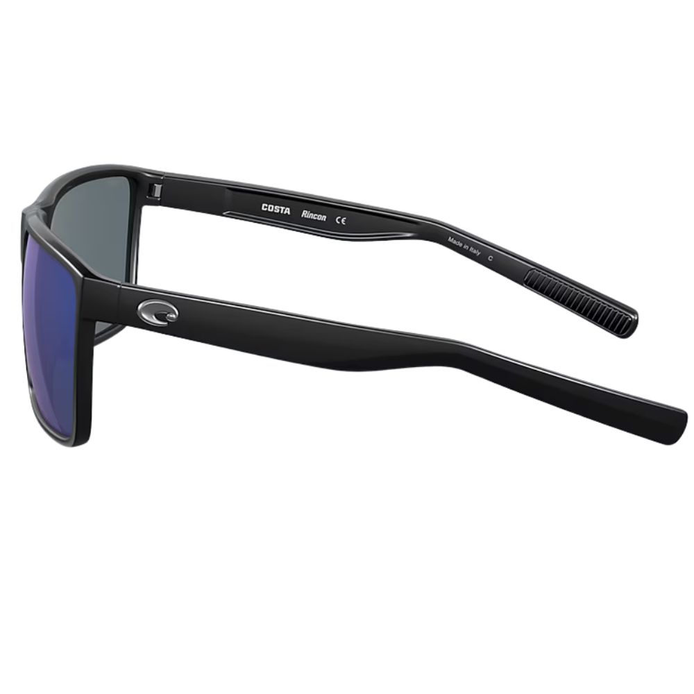COSTA Polarized Sunglasses RINCON Matte Black Frame/580P Blue Mirror Lenses - Image 4
