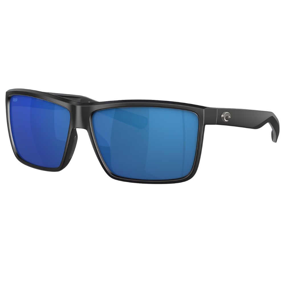 COSTA Polarized Sunglasses RINCONCITO Matte Black Frame/580P Blue Mirror Lenses - Image 2