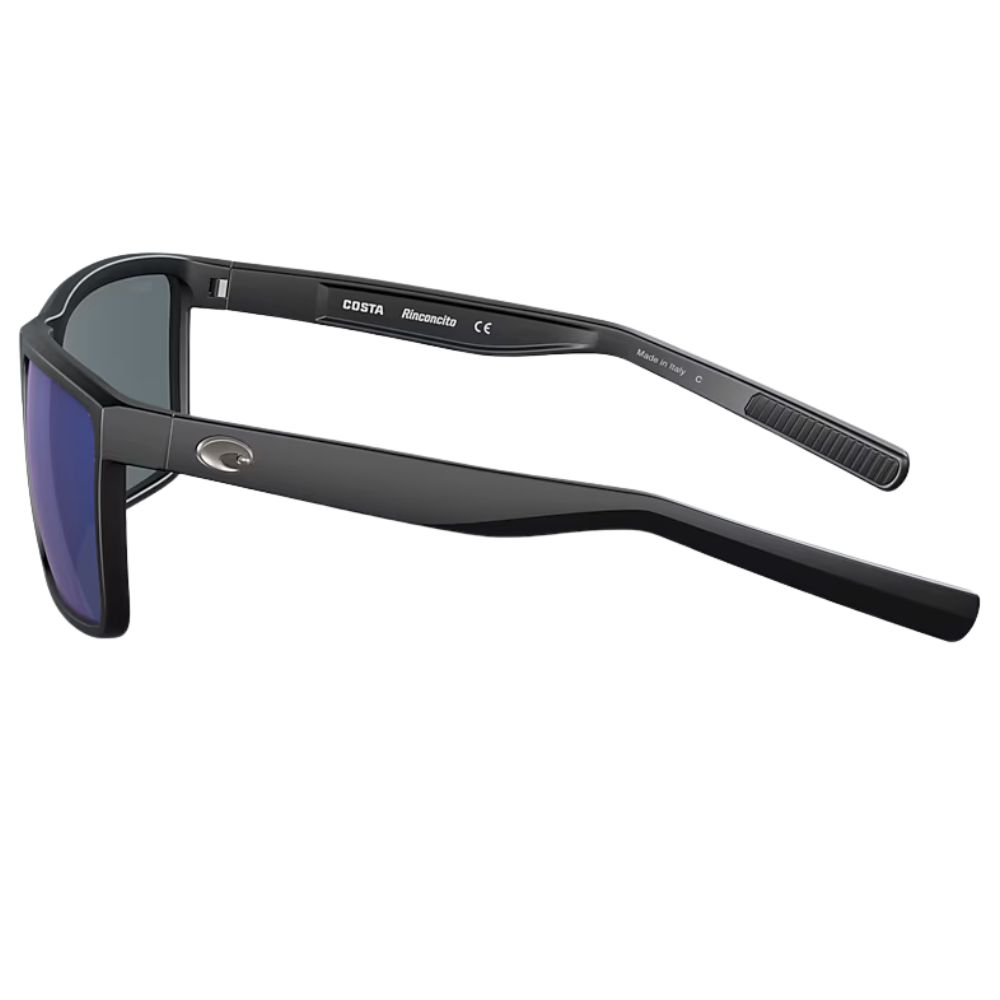 COSTA Polarized Sunglasses RINCONCITO Matte Black Frame/580P Blue Mirror Lenses - Image 4