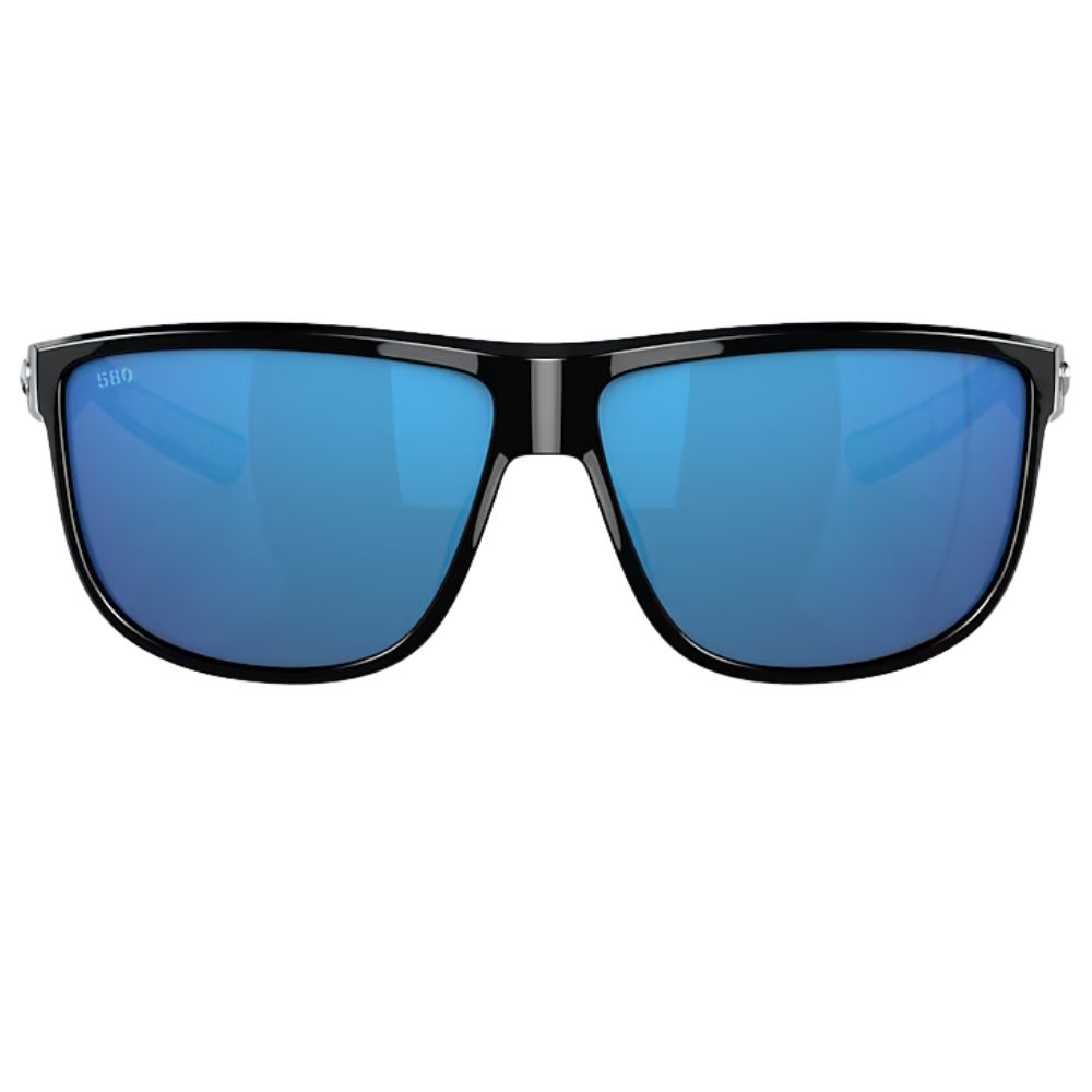 COSTA Polarized Sunglasses RINCONDO Shiny Black Frame/580G Blue Mirror Lenses - Image 3