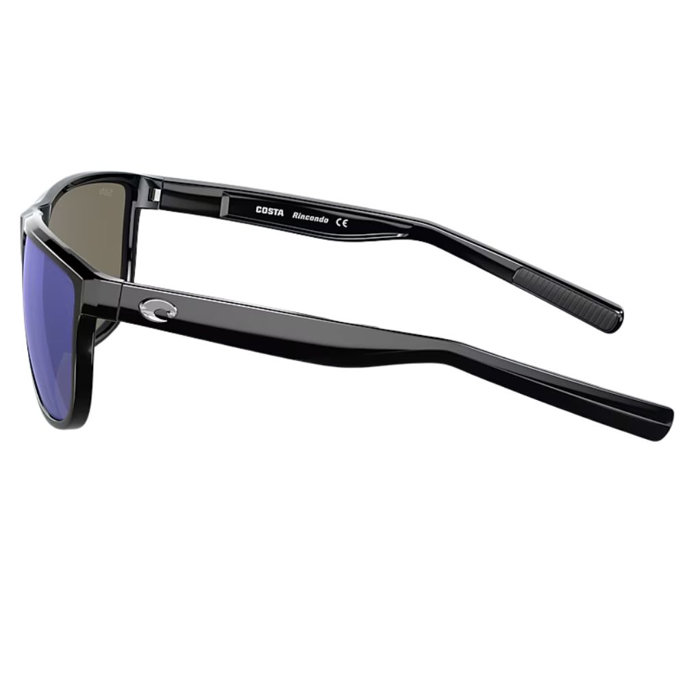 COSTA Polarized Sunglasses RINCONDO Shiny Black Frame/580G Blue Mirror Lenses - Image 4