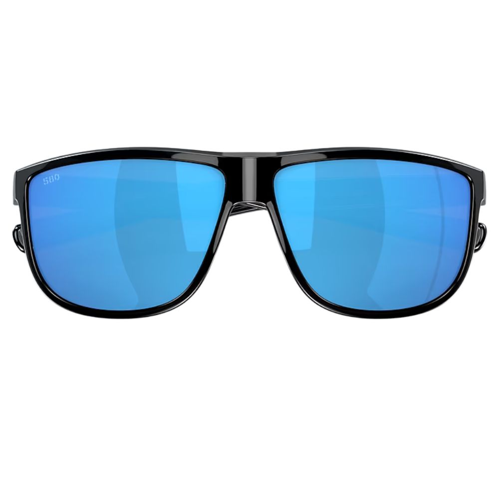 COSTA Polarized Sunglasses RINCONDO Shiny Black Frame/580G Blue Mirror Lenses - Image 5