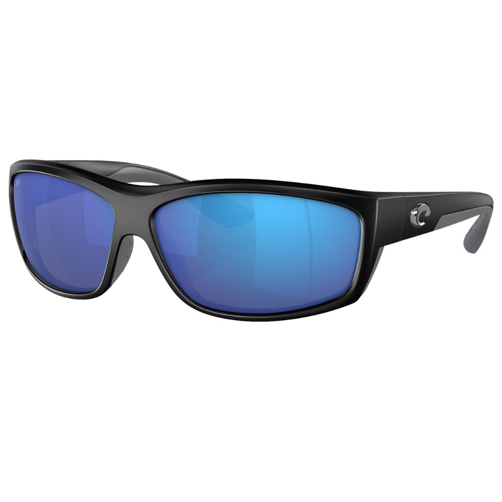 COSTA Polarized Sunglasses SALTBREAK Matte Black Frame/580G Blue Mirror Lenses - Image 2