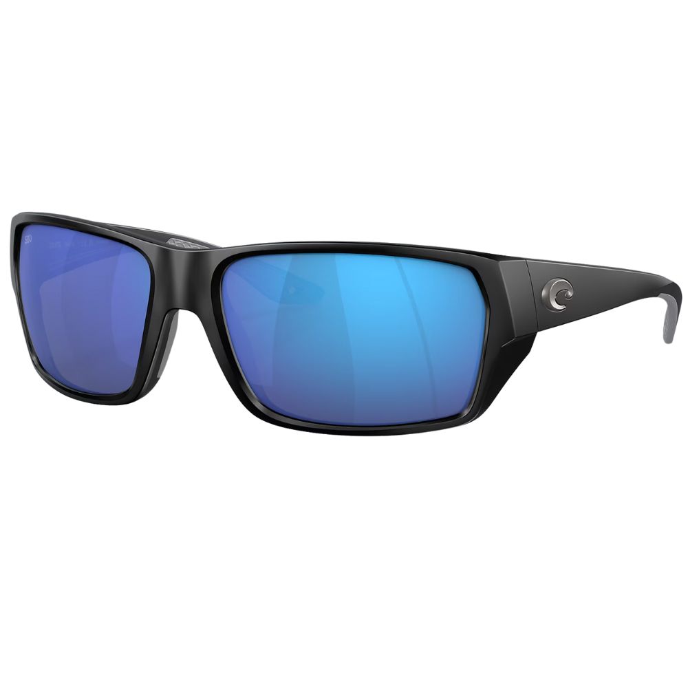 COSTA Polarized Sunglasses TAILFIN Matte Black Frame/580G Blue Mirror Lenses/Size M) - Image 2