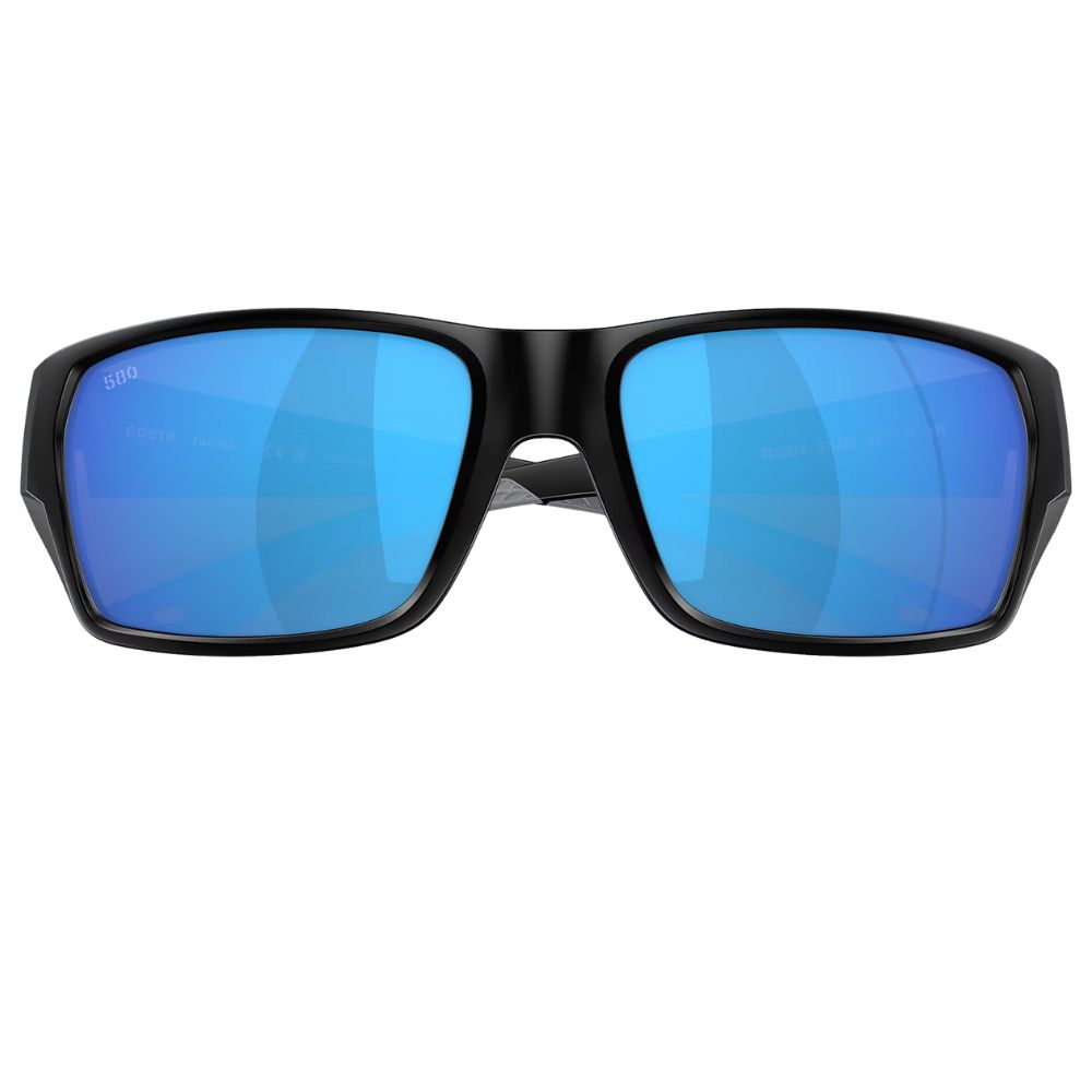 COSTA Polarized Sunglasses TAILFIN Matte Black Frame/580G Blue Mirror Lenses/Size M) - Image 5
