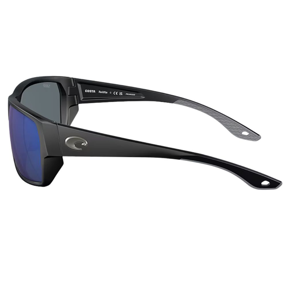 COSTA Polarized Sunglasses TAILFIN Matte Black Frame/580P Blue Mirror Lenses/Size M - Image 4