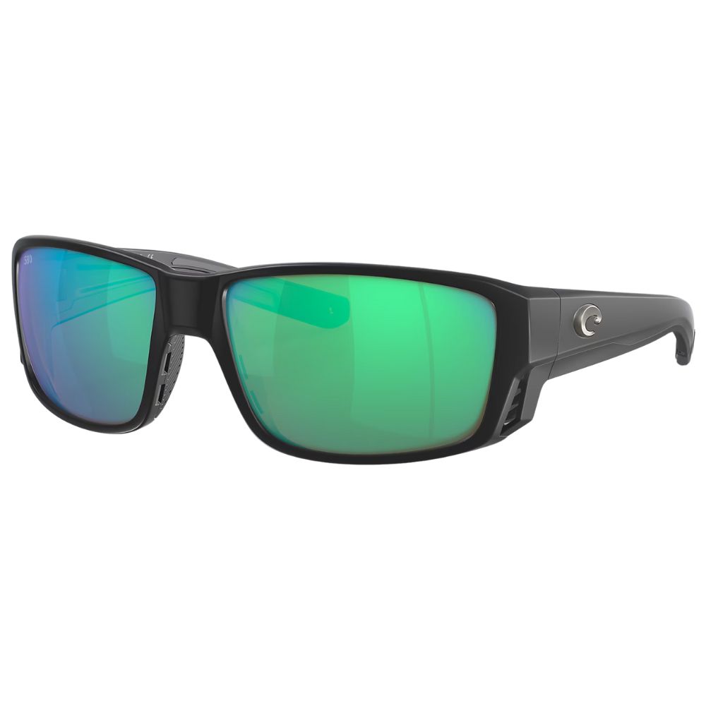 COSTA Polarized Sunglasses TUNA ALLEY PRO Matte Black Frame/580G Green Mirror Lenses - Image 2