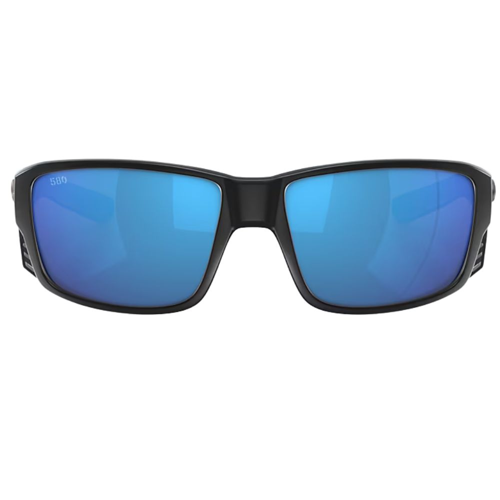 COSTA Polarized Sunglasses TUNA ALLEY PRO Matte Black Frame/580G Blue Mirror Lenses - Image 3
